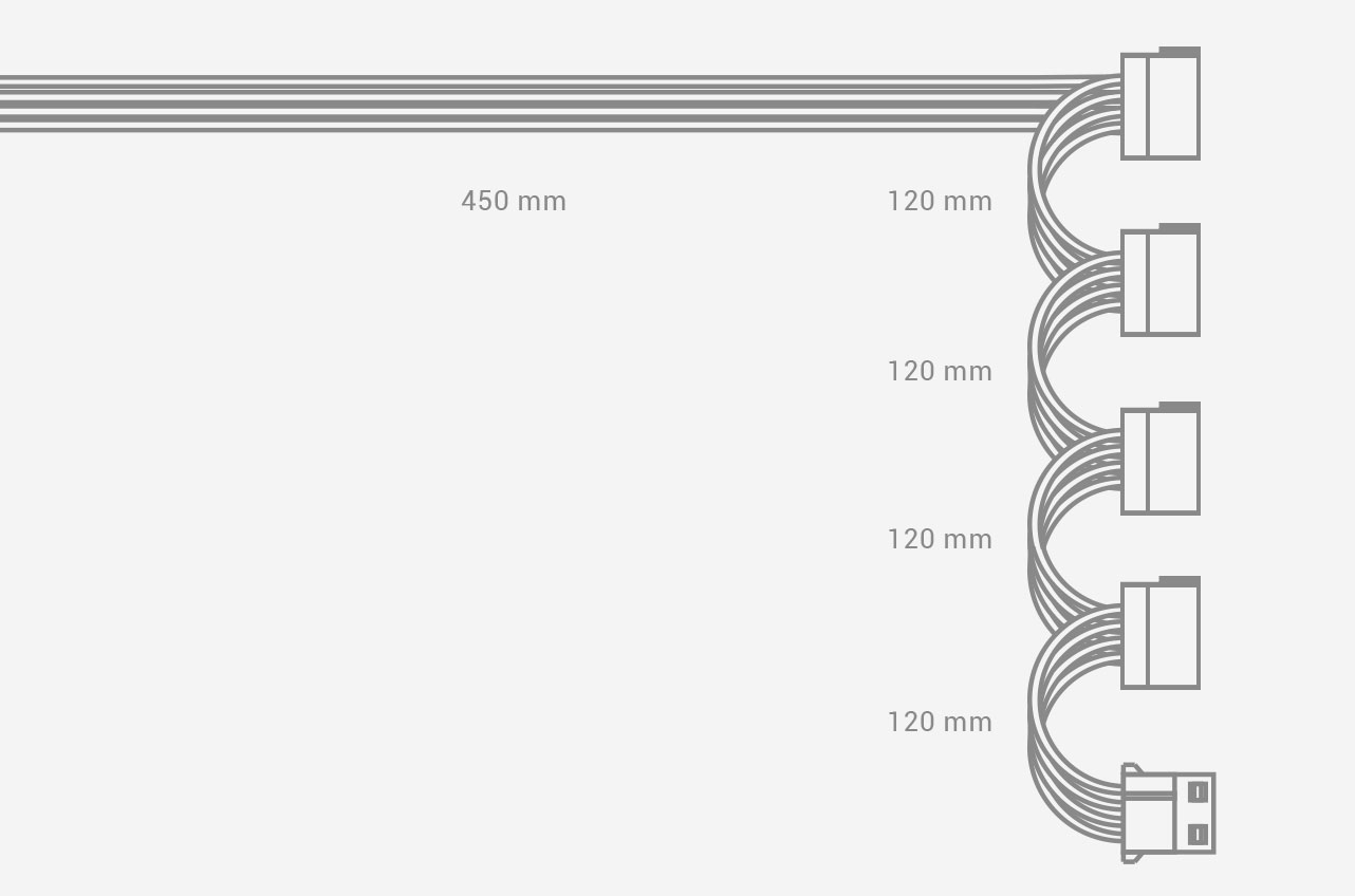Nguồn máy tính Deepcool PN750D PCIE5 750W 80 Plus Gold R-PN750D-FC0B-EU