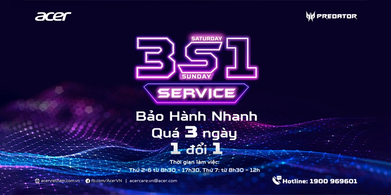 Bảo hành 3S1 36 tháng