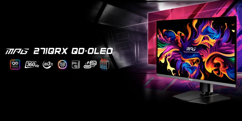 Màn hình MSI MPG 271QRX QD-OLED 2K 27 Inch QD-OLED 360Hz Màn hình MSI MPG 271QRX QD-OLED 2K 27 Inch QD-OLED 360Hz