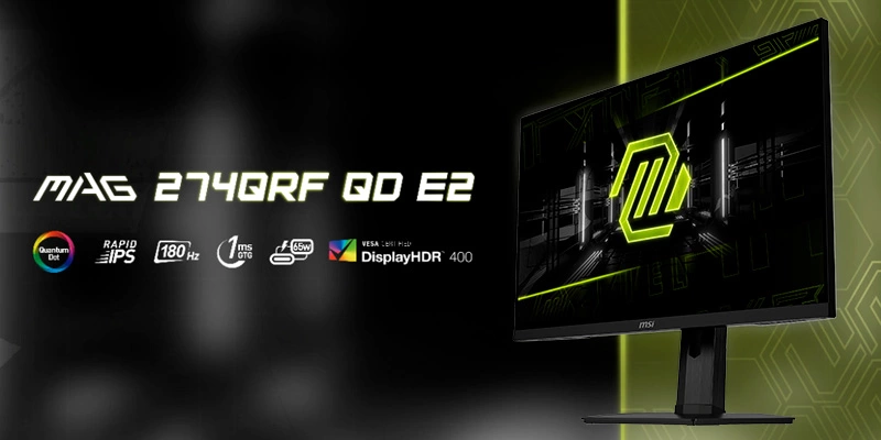Màn hình MSI MAG 274QRF QD E2 2K 27 Inch Rapid IPS 180Hz Màn hình MSI MAG 274QRF QD E2 2K 27 Inch Rapid IPS 180Hz