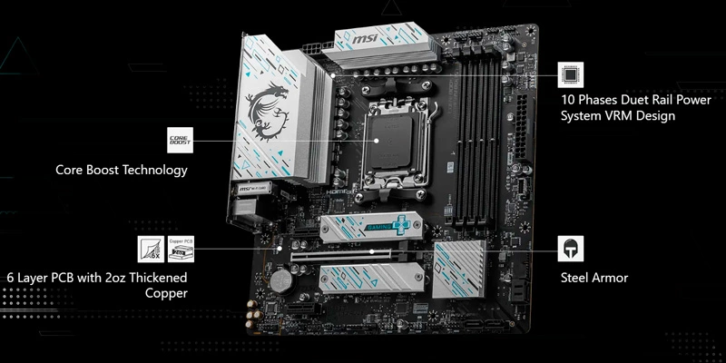 Mainboard PC MSI B650M GAMING PLUS WIFI