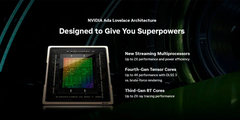 Hiệu năng vượt trội với kiến trúc Ada Lovelace