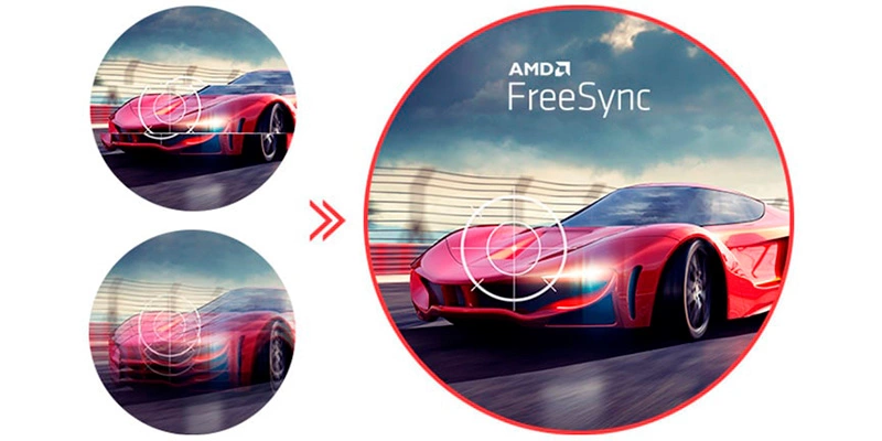 Tần số quét 60Hz và công nghệ AMD FreeSync cho trải nghiệm chơi game mượt mà Tần số quét 60Hz và công nghệ AMD FreeSync cho trải nghiệm chơi game mượt mà