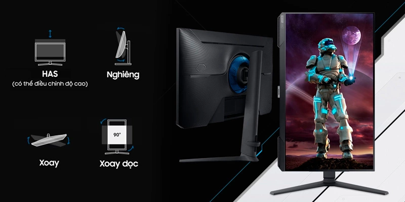 Màn hình Samsung Odyssey G4 G40B 25 Inch IPS FHD 240Hz LS25BG400EEXXV