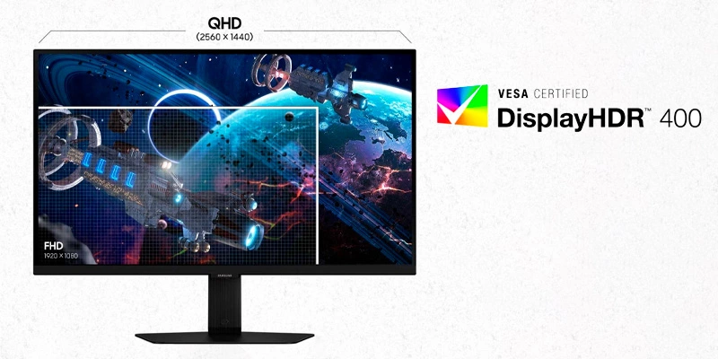 Màn hình Samsung Odyssey G5 G50D 32 Inch IPS 2K 180Hz LS32DG502EEXXV