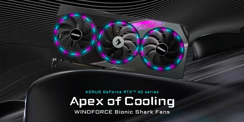 VGA Gigabyte GeForce RTX 4080 Super AORUS MASTER 16GB GDDR6X GV-N408SAORUS-M-16GD