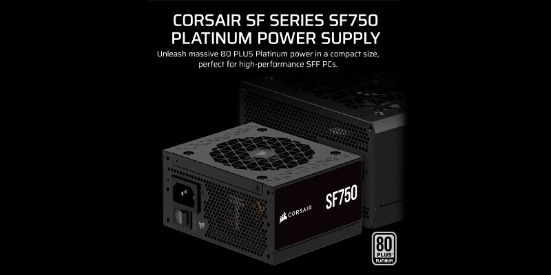 Nguồn máy tính Corsair SF750 PCIE5 750W 80 Plus Platinum CP-9020284-NA