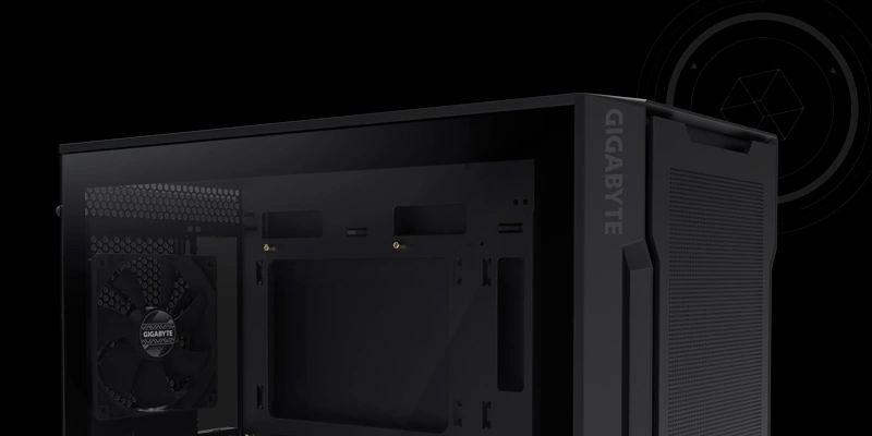 Case máy tính Gigabyte C102G Glass Black GB-C102G