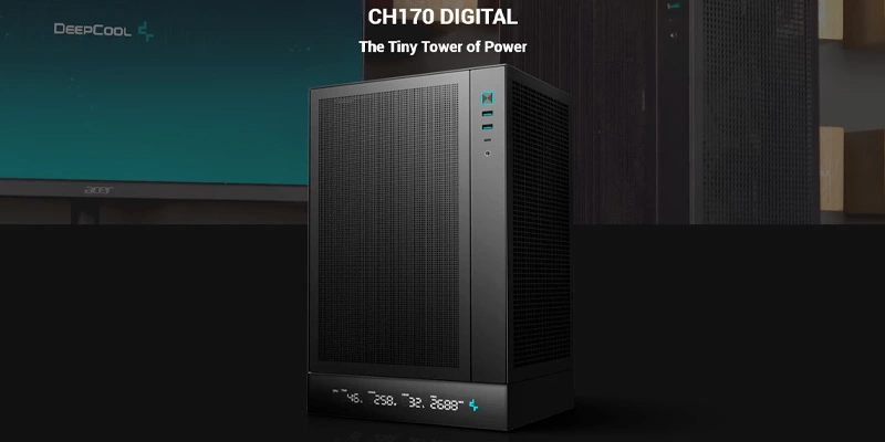 Case máy tính ITX DeepCool CH170 Digital