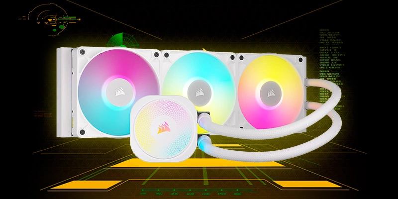 Tản nhiệt nước AIO Corsair iCUE LINK TITAN 360 RX RGB White CW-9061021-WW