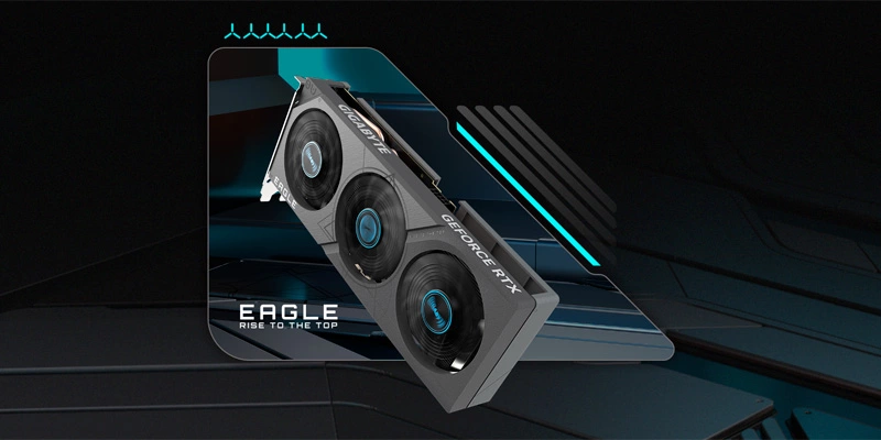 VGA Gigabyte GeForce RTX 4060 EAGLE OC 8G GDDR6 GV-N4060EAGLE-OC-8GD