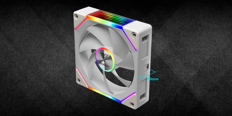 Fan Case Gamdias AEOLUS P2-1201 ARGB PWM 120mm White CCAEOLP21201WHGA Fan Case Gamdias AEOLUS P2-1201 ARGB PWM 120mm White CCAEOLP21201WHGA