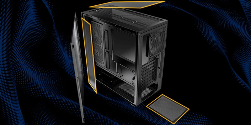 Case máy tính Montech XR BLACK CAXRBLMT