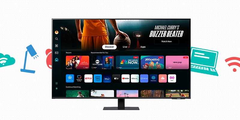 Màn hình thông minh Samsung M7 M70D 4K 43 Inch VA 60Hz LS43DM702UEXXV