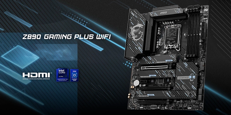 Mainboard PC MSI Z890 GAMING PLUS WIFI Mainboard PC MSI Z890 GAMING PLUS WIFI
