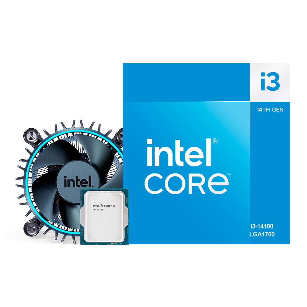 Bộ vi xử lý Intel Core i3-14100 Thiết kế tối ưu cho công việc văn phòng