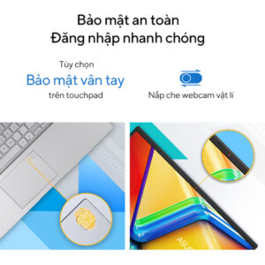 Laptop Asus Vivobook 15 X1504VA-NJ070W (i5 1335U/ 16GB/ 512GB SSD/ 15.6 inch FHD/ Win11/ Blue)