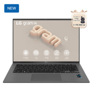 Laptop LG Gram 14Z90R-G.AH53A5 (i5 1340P/ 16GB/ 256GB SSD/14 inch WUXGA/Win11/ Grey)