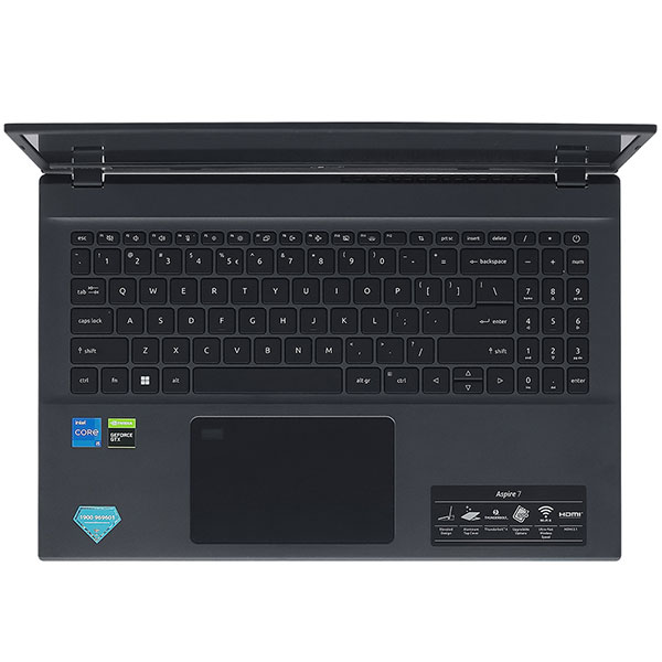 Laptop Acer Aspire A715-76-728X NH.QGESV.008 (i7 12650H/ 16GB/ 512GB SSD/ 15.6 inch FHD/ Win11/ Black/ Vỏ nhôm/ 1Y)