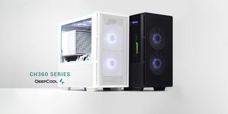 Case máy tính Deepcool CH360 Digital ARGB White R-CH360-WHAPE3D-G-1 Case máy tính Deepcool CH360 Digital ARGB White R-CH360-WHAPE3D-G-1