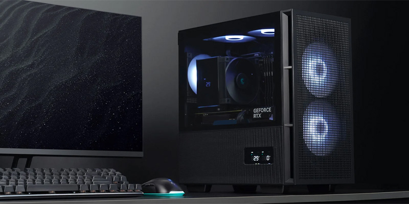 Case máy tính Deepcool CH360 Digital ARGB R-CH360-BKAPE3D-G-1 Case máy tính Deepcool CH360 Digital ARGB R-CH360-BKAPE3D-G-1