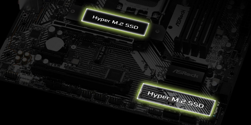 Hỗ trợ M.2 PCIe 4x4 tốc độ cao Hỗ trợ M.2 PCIe 4x4 tốc độ cao