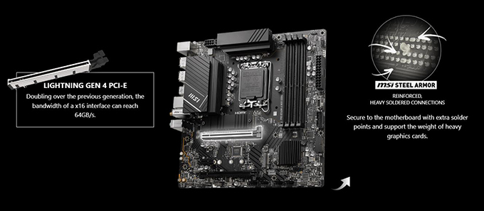 Mainboard PC MSI PRO B760M-A WIFI DDR4 Mainboard PC MSI PRO B760M-A WIFI DDR4
