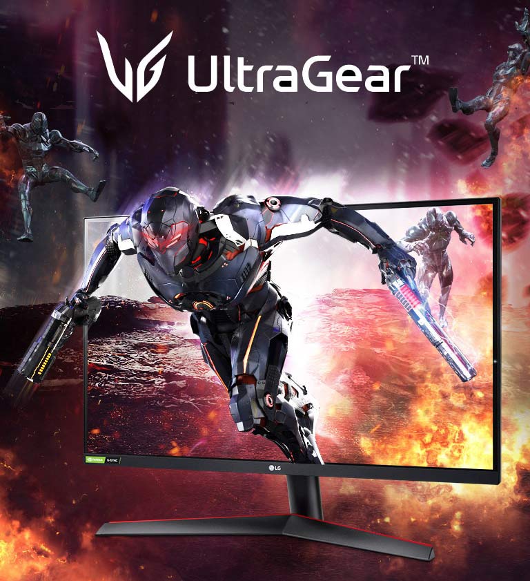 Màn hình LG UltraGear 24 Inch IPS 144Hz 24GN65R-B.ATV Màn hình LG UltraGear 24 Inch IPS 144Hz 24GN65R-B.ATV