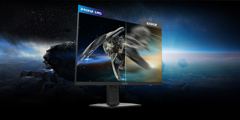 Tần số quét lên đến 240Hz