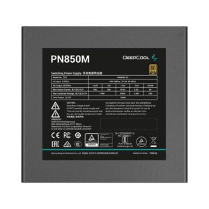 Nguồn máy tính Deepcool PN850M PCIE5 850W 80 Plus Gold R-PN850M-FC0B-EU