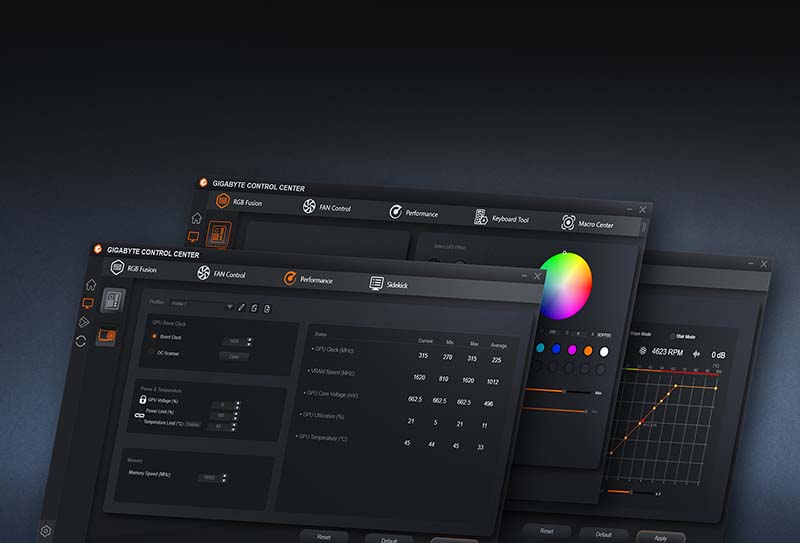 GIGABYTE CONTROL CENTER GIGABYTE CONTROL CENTER