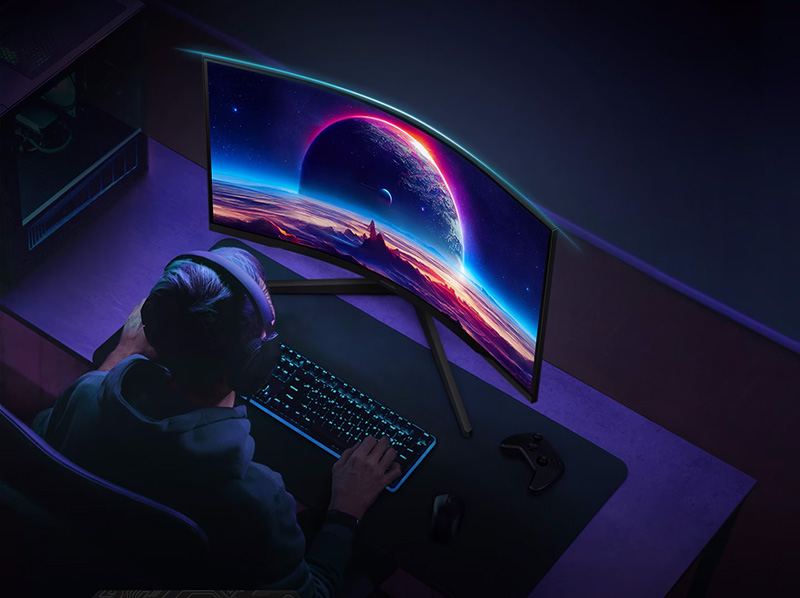 Màn hình cong 2K Samsung Odyssey G5 G55C 27 Inch VA 165Hz LS27CG552EEXXV