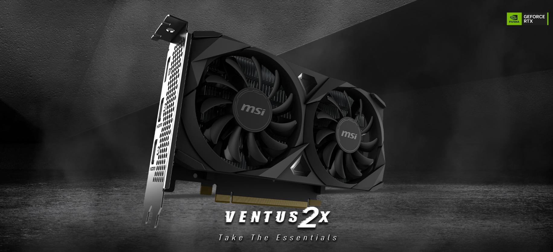 VGA MSI GeForce RTX 3050 VENTUS 2X XS 8GB OC GDDR6 RTX-3050-VENTUS-2X-XS-8GB-OC VGA MSI GeForce RTX 3050 VENTUS 2X XS 8GB OC GDDR6 RTX-3050-VENTUS-2X-XS-8GB-OC