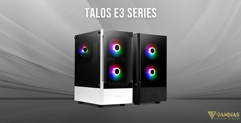 Case máy tính Gamdias Talos E3 Black CATALOSE3BLGA Case máy tính Gamdias Talos E3 Black CATALOSE3BLGA