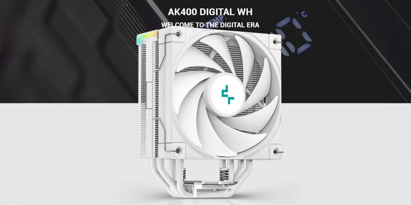 Tản nhiệt khí Deepcool AK400 DIGITAL WH R-AK400-WHADMN-G