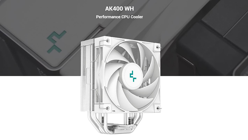 Tản nhiệt khí Deepcool AK400 WH R-AK400-WHNNMN-G-1 Tản nhiệt khí Deepcool AK400 WH R-AK400-WHNNMN-G-1
