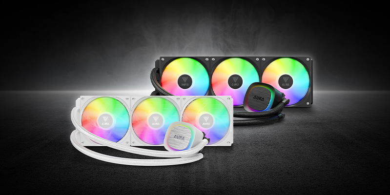 Tản nhiệt nước AIO Gamdias AURA GL360 v2 ARGB BLACK WAAURAGL360V2BLGA Tản nhiệt nước AIO Gamdias AURA GL360 v2 ARGB BLACK WAAURAGL360V2BLGA