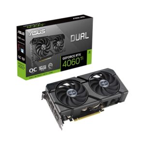 VGA Asus Dual GeForce RTX 4060 Ti EVO OC Edition 16GB GDDR6 DUAL-RTX4060TI-O16G-EVO
