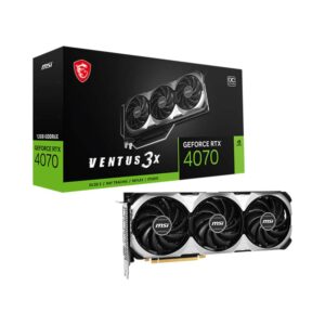 VGA MSI GeForce RTX 4070 VENTUS 3X E1 12G OC GDDR6X RTX-4070-VENTUS-3X-E1-12G-OC