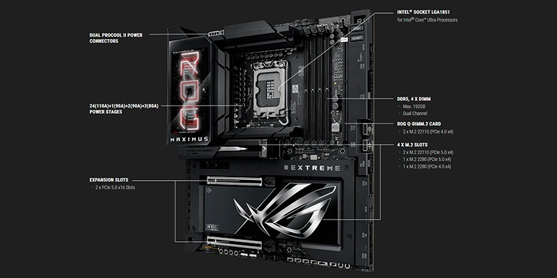 Mainboard PC ASUS ROG MAXIMUS Z890 EXTREME