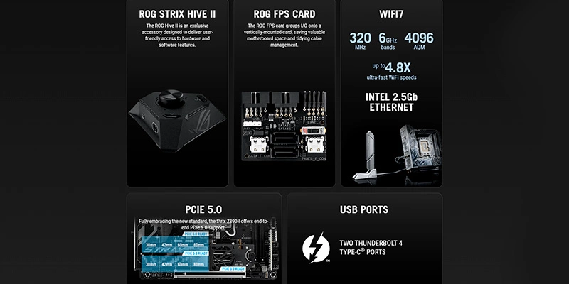 Mainboard PC ASUS ROG STRIX Z890-I GAMING WIFI Mainboard PC ASUS ROG STRIX Z890-I GAMING WIFI
