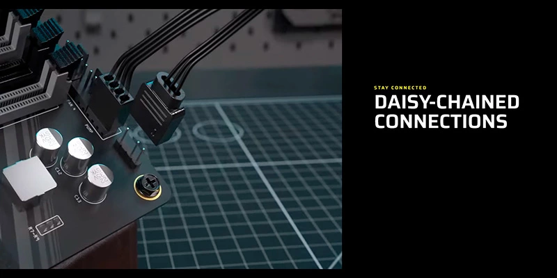 Độ bền và độ ồn thấp với quạt PWM 2100 RPM