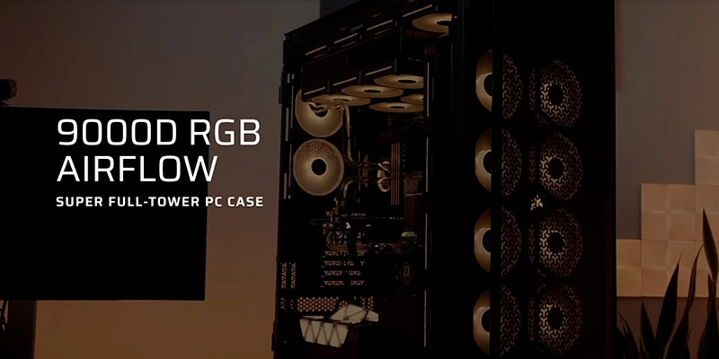 Case máy tính Corsair iCUE LINK 9000D Airflow TG White CC-9011274-WW