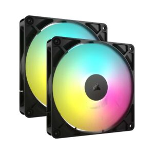 Bộ hai Fan Case Corsair RS140 ARGB 140mm PWM Black CO-9050183-WW