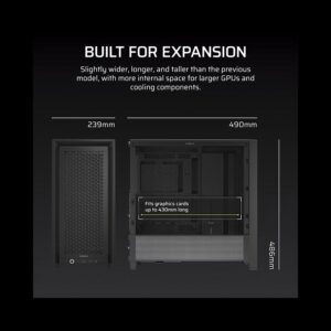 Case máy tính Corsair FRAME 4000D Airflow Black CC-9011290-WW