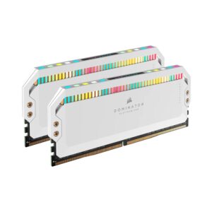 Ram PC Corsair Dominator Platinum RGB White 32GB 6000Mhz DDR5 (2x16GB) CMT32GX5M2X6000C36W