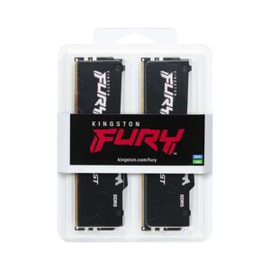RAM PC Kingston Fury Beast RGB 32GB 6000MHz DDR5 (2x16GB) KF560C30BBAK2-32