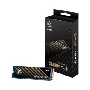 SSD MSI SPATIUM M450 V1 1TB M.2 2280 PCIe Gen4 x4 NVMe SPATIUM-M450-1TB-V1