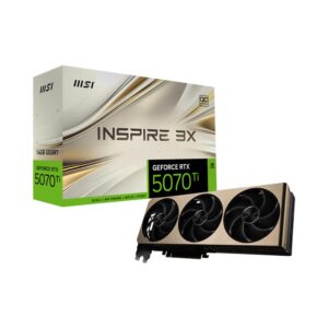 VGA MSI GeForce RTX 5070 Ti 16G INSPIRE 3X OC PLUS