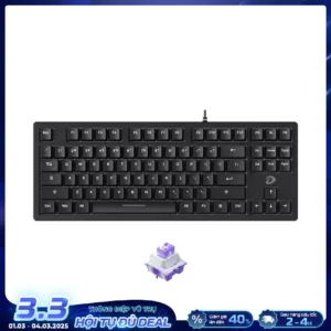Bàn phím cơ TKL Dareu EK87L V2 Black (Dareu Sw)